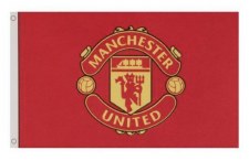 Manchester Utd Team Merchandise Core Crested Flag 5X3
